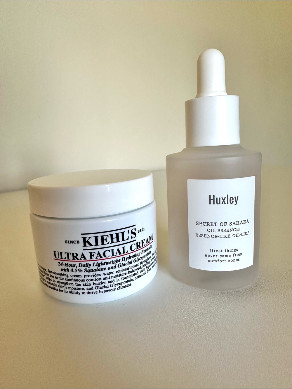 Kiehl's Ultra Facial Cream & Huxley Secret of Sahara Oil Essence DUO - Brand new